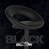 Czarny tapicerowany taboret o nowoczesnym designie Chicago Black Edition Oferta