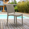 Zestaw 24 polipropylenowych krzeseł restauracyjnych Grand Soleil Trieste Katalog