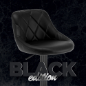 Czarny taboret nowoczesny design do baru lub kuchni Philadelphia Black Edition Oferta