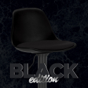 Nowoczesna czarna poduszka na krzesło barowe New Orleans Black Edition Oferta