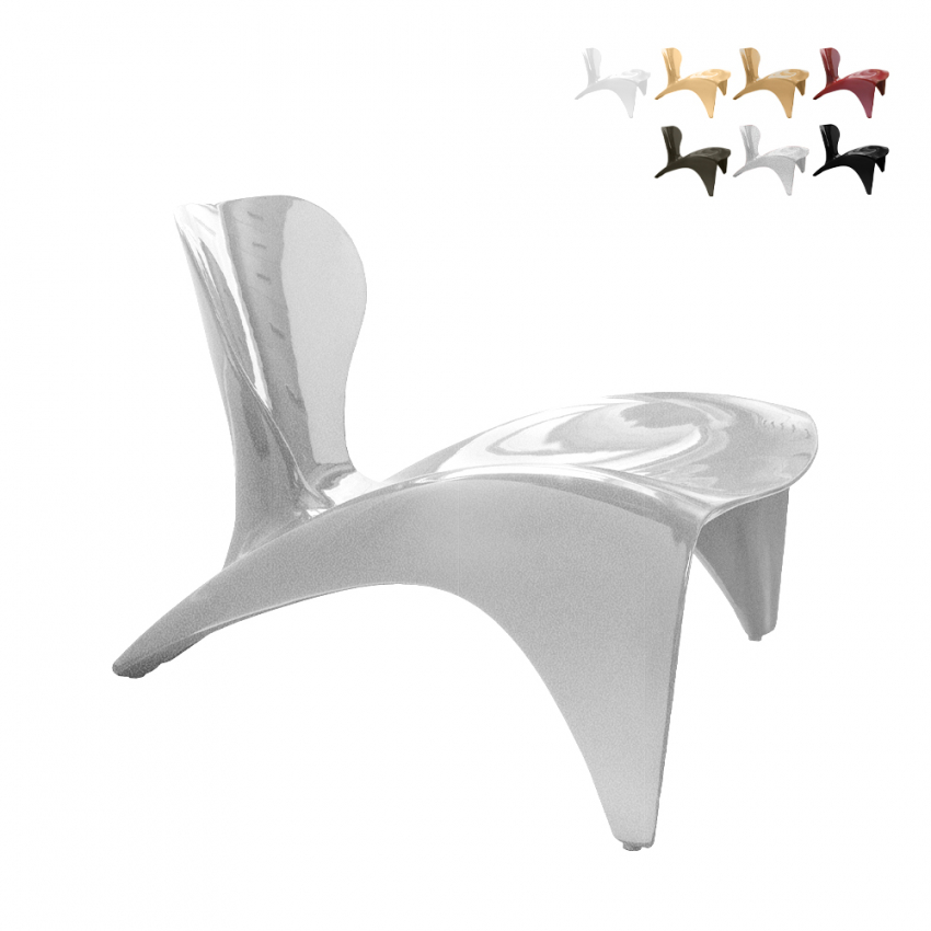 Niski fotel do salonu lub ogrodu nowoczesny styl Isetta Slide Sprzedaż