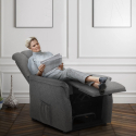 Rozkładany fotel relaksacyjny z wspomagniem przy wstawaniu Emma Plus Sprzedaż