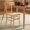 Drewniane krzesło w stylu rustykalnym do kuchni lub baru Milano Katalog