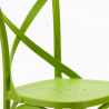 Krzesło kuchenne polipropylenowe Vintage Paesana Cross Design Rabaty