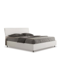 Podwójne łóżko z pojemnikiem 160x190cm biały design Demas Nod Oferta