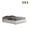 Podwójne łóżko z pojemnikiem Sommier 160x190cm białe Nuamo Sprzedaż