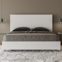 Podwójne łóżko 160x190cm biały design z drewna New Egos Rabaty
