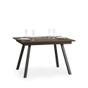 Rozkładany stół do jadalni z drewna 90x120-180cm Mirhi Noix Oferta