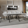 Rozkładany stół kuchenny 90x160-220cm biały design Mirhi Long Sprzedaż