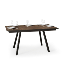 Rozkładany stół kuchenny z drewna 90x160-220cm Mirhi Long Noix Oferta