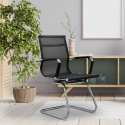 Ergonomiczne krzesło o nowoczesnym designie z nogami typu sanki Kog V Stan Magazynowy