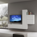 Meblościanka pod telewizor 4 drewniane szafki nowoczesny design A17 Promocja