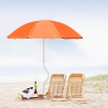 Parasol plażowy przeciwwiatrowy, ochronny UV 180 cm Girafacile Prometeo 