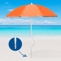 Parasol plażowy wiatroszczelny 180 cm Anti UV Prometeo Girafacile 