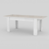 Biały wysuwany stół do jadalni 160-210x90cm Jesi Long Oferta