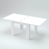 Biały rozkładany stół do jadalni 90-180x90cm Jesi Liber Oferta