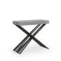 Rozkładany stół konsolowy 90x40-300 cm nowoczesny Diago Concrete Oferta