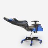Fotel gamingowy z ergonomicznymi regulowanymi podłokietnikami Adelaide Sky Rabaty