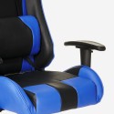 Fotel gamingowy z ergonomicznymi regulowanymi podłokietnikami Adelaide Sky Wybór