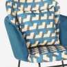 Fotel bujany nowoczesny aksamitny fotel poduszka do salonu Modelis Rabaty