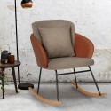 Fotel bujany nowoczesny fotel z drewna do salonu Supoles Sprzedaż