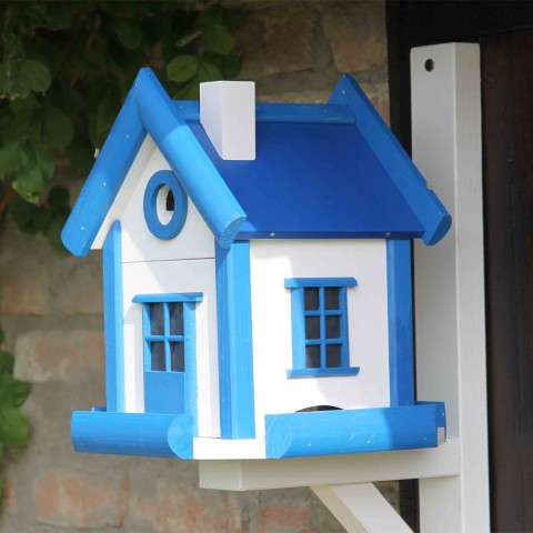 Ptasie gniazdo drewniany domek do ogrodu na zewnątrz Sweety Azzurro Promocja