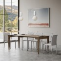 Stół rozkładany stół do jadalni 90x48-308cm drewno Impero Noix Sprzedaż