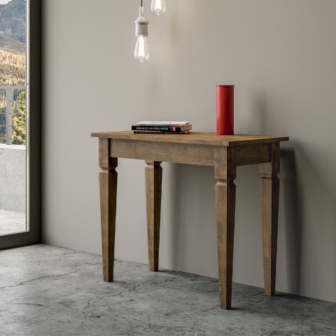 Stół rozkładany stół do jadalni 90x48-308cm drewno Impero Noix Promocja