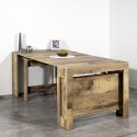 Rozkładany stół 90x51-300cm drewniany do jadalni Pratika Wood Cechy