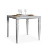 Rozkładany stół do jadalni 90x90-180cm klasyczny biały Impero Libra Oferta