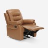 Rozkładany relaksujący fotel z podnóżkiem do salonu Panama Lux Koszt