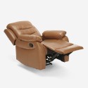 Rozkładany relaksujący fotel z podnóżkiem do salonu Panama Lux Zakup