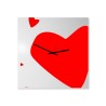 Nowoczesny zegar ścienny w kształcie serca do salonu AmOre Sprzedaż