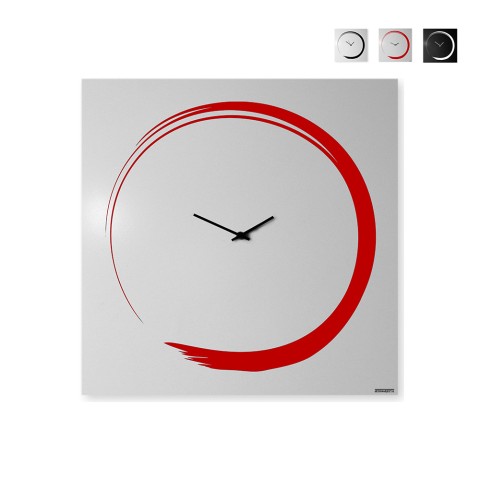 Dekoracyjny nowoczesny zegar ścienny w stylu japońskim 50x50cm S-Enso Promocja