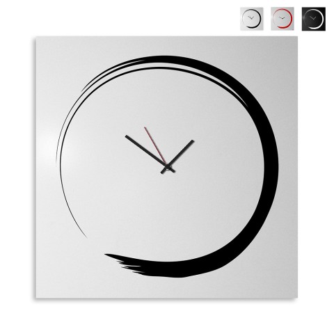 Dekoracyjny zegar ścienny w stylu japońskim 80x80cm S-Enso Big Promocja