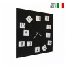 Kwadratowy zegar ścienny 50x50cm nowoczesny design z cyframi Changing Oferta