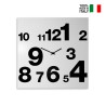 Zegar ścienny 50x50cm nowoczesny minimalistyczny abstrakcyjny wzór Numbers Oferta