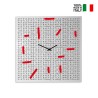 Nowoczesny dekoracyjny kwadratowy zegar ścienny do salonu Crossword Oferta