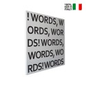Tablica magnetyczna kwadratowa 50x50cm nowoczesny design Words Sprzedaż