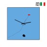 Kwadratowy zegar ścienny nowoczesny kolorowy projekt artystyczny Mirò Sprzedaż