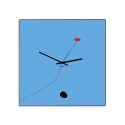 Kwadratowy zegar ścienny nowoczesny kolorowy projekt artystyczny Mirò Oferta