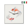 Zegar ścienny w stylu japońskim nowoczesny design ryb Koi Sprzedaż