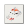 Zegar ścienny w stylu japońskim nowoczesny design ryb Koi Oferta