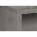 Drewniane biurko biuorwe w kolorze cementowym 180x69cm Modern Design Rabaty