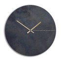 Zegar ścienny czarny złoty nowoczesny minimalistyczny design Black Moon Oferta