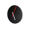 Czarny nowoczesny minimalistyczny okrągły zegar ścienny Trendy Sprzedaż