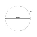 Czarny nowoczesny minimalistyczny okrągły zegar ścienny Trendy Katalog