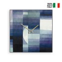 Kwadratowy zegar ścienny 50x50cm nowoczesny współczesny design Klee Sprzedaż