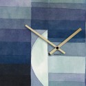Kwadratowy zegar ścienny 50x50cm nowoczesny współczesny design Klee Rabaty