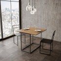 Rozkładany nowoczesny drewniany stół 90x45-90cm Nordica Libra Oak Sprzedaż
